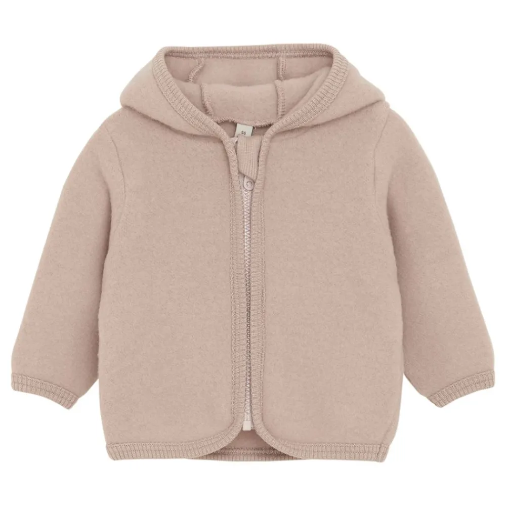 Huttelihut Jakke, , Ull/Fleece, Mahogany Rose Clearance