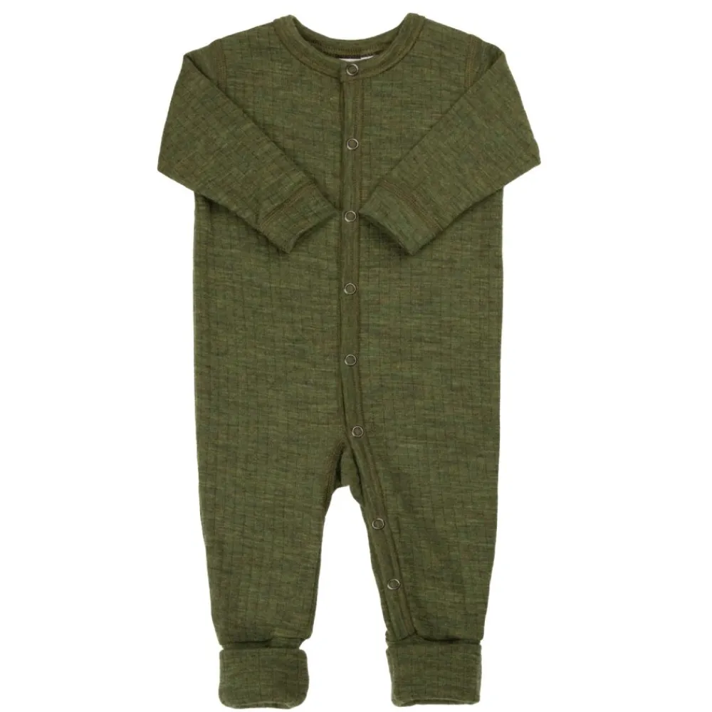 Joha Heldress Merinoull, Colorful, Drk.Olive Best