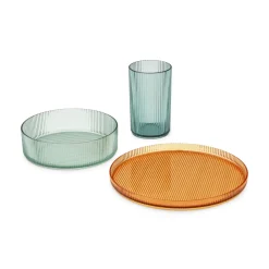 Liewood Kain Spisesett, Sea Blue Mix, Clearance