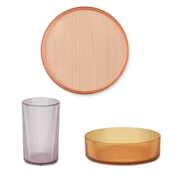 Liewood Kain Spisesett, Sea Misty Lilac Mix, Hot