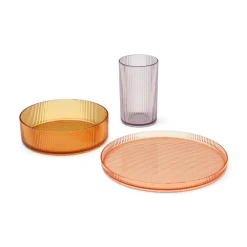 Liewood Kain Spisesett, Sea Misty Lilac Mix, Hot