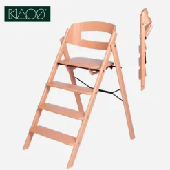 KAOS KLAPP®, Barnestol, Bøk, Pale Coral