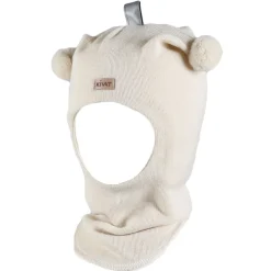 Kivat Balacalava Ull, Offwhite m/logo Hot