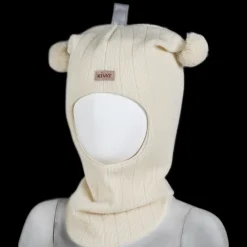 Kivat Balaclava m/logo, Merinoull, Vanilje