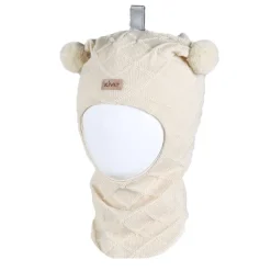 Kivat Balaclava Mønstret, Ull/Bomull Sale