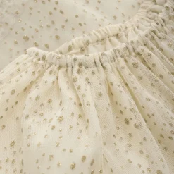 Huttelihut Kjole, , Gold Tulle, Eggnog Outlet