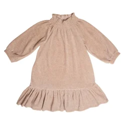 Huttelihut Kjole, , Velour, Nova, Camel Best