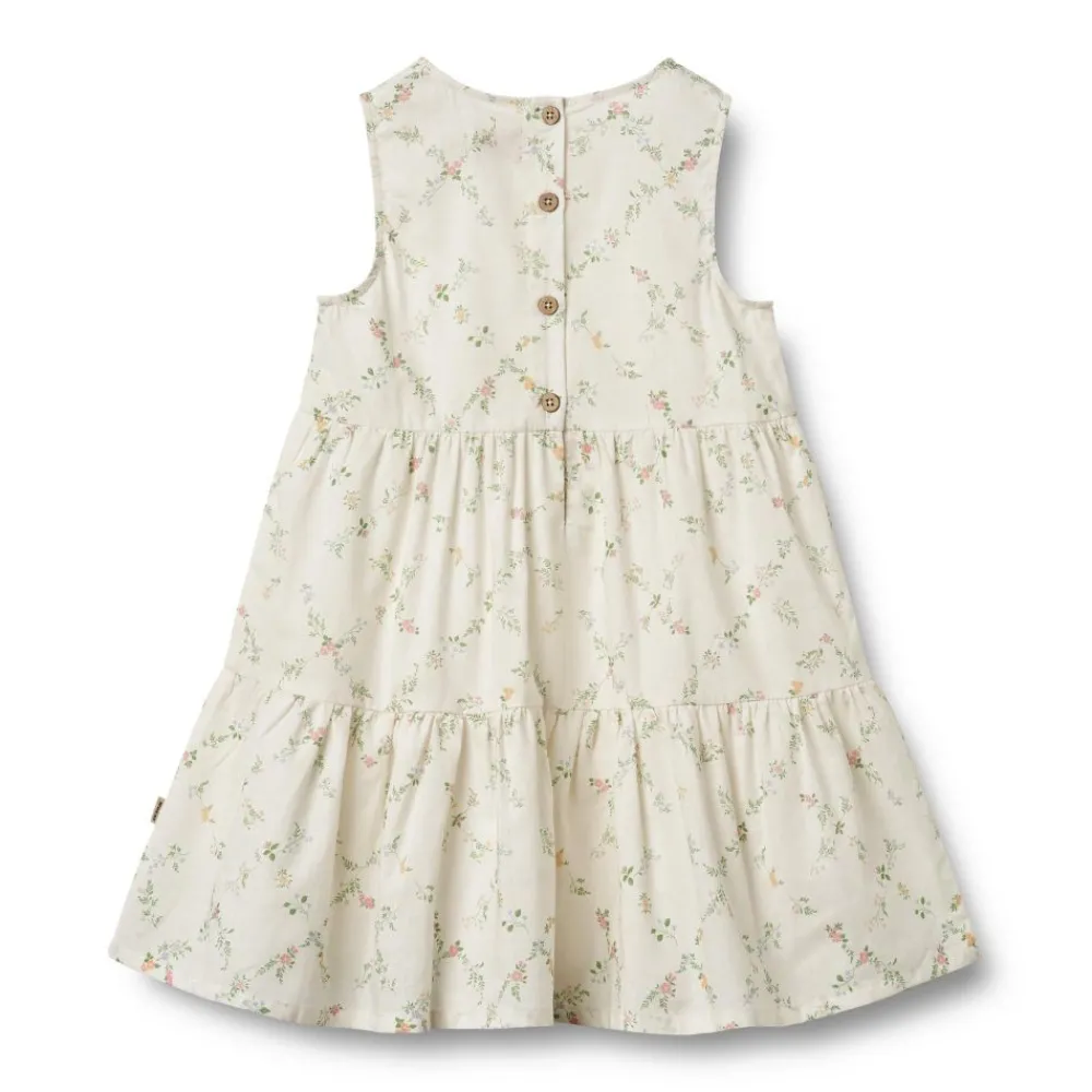 Wheat Kjole, , Luise, Ivory Flowers New