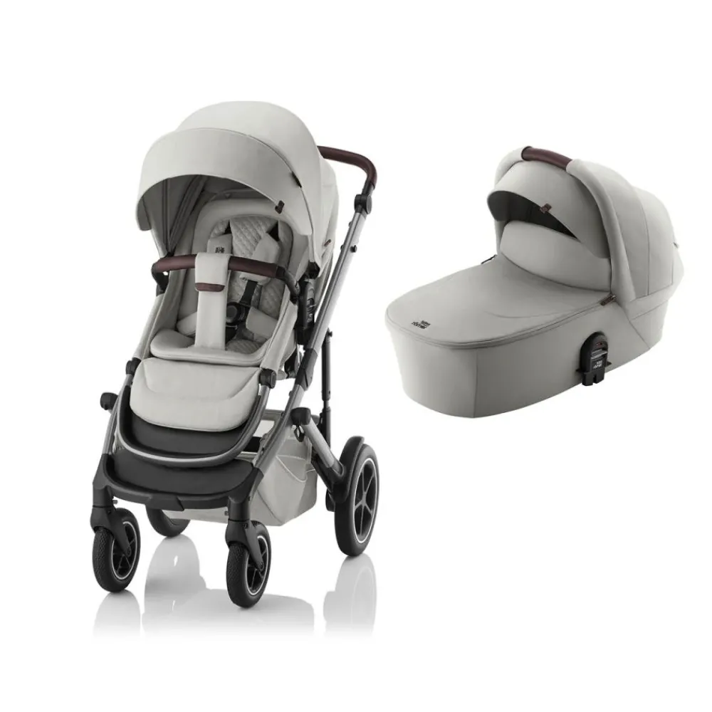 Britax Komplett barnevogn, , Smile 5Z, Linen Grey Lux + Baby-Safe Pro & Base 5Z Vario Online