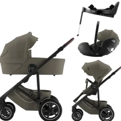 Britax Komplett Barnevogn, , Smile 5Z, Urban Olive + Baby-Safe Pro + Base 5Z Vario Outlet