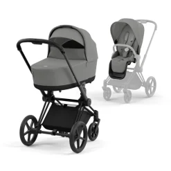 Cybex Komplett barnevogn, , Priam, Matt Black/Mirage Grey Online