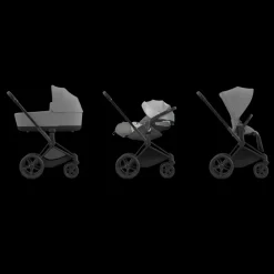 Cybex Komplett barnevogn, , Priam, Matt Black/Mirage Grey Online