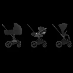 Cybex Komplett barnevogn, , Priam, Matt Black/Sepia Black Clearance