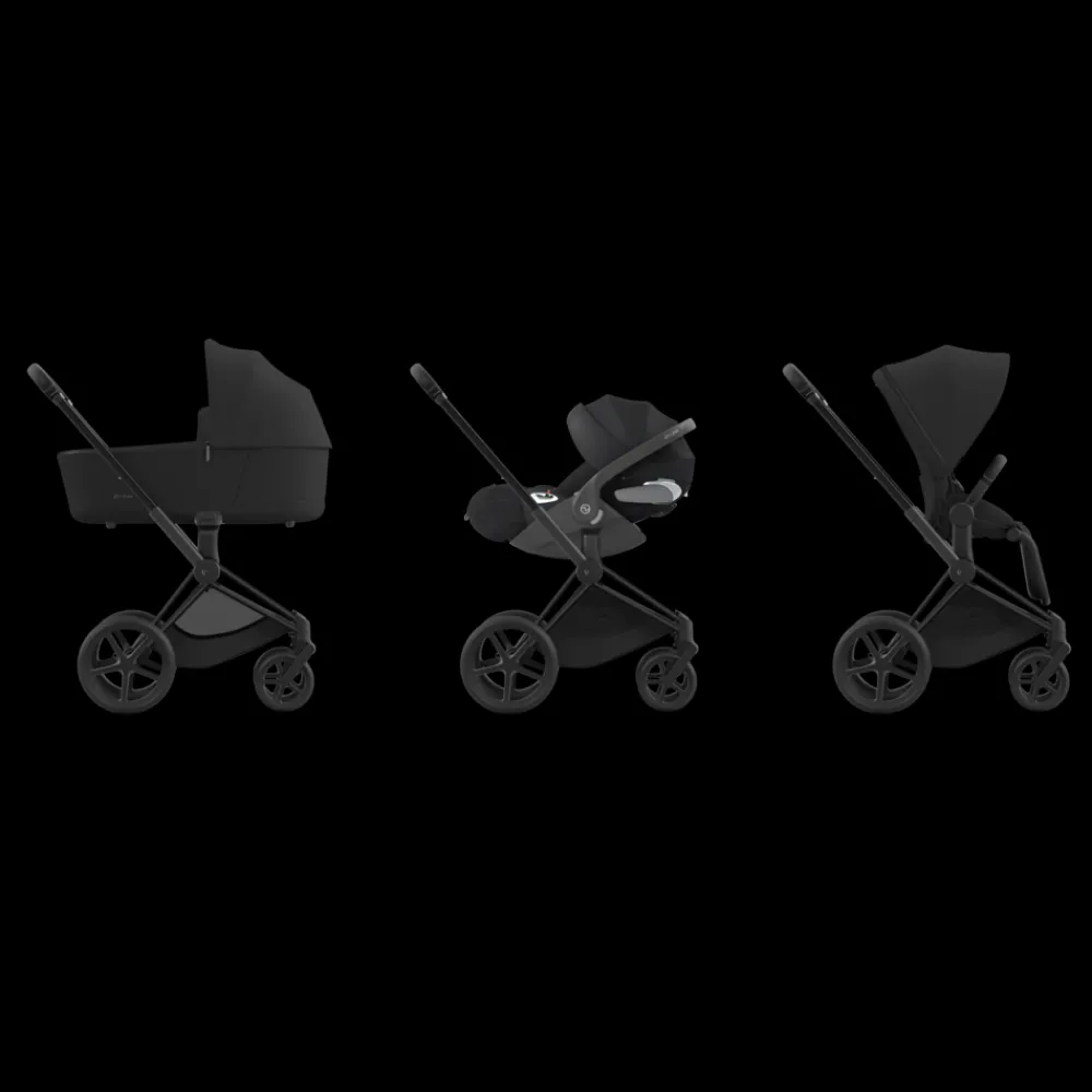 Cybex Komplett barnevogn, , Priam, Matt Black/Sepia Black Clearance