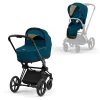 Cybex Komplett barnevogn, , Priam, Matt Black/Mountain Blue Outlet