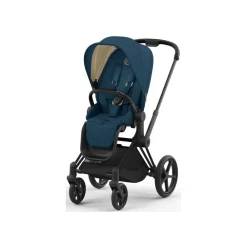 Cybex Komplett barnevogn, , Priam, Matt Black/Mountain Blue Outlet