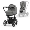 Cybex Komplett barnevogn, , Priam, Matt Black/Soho Grey Hot