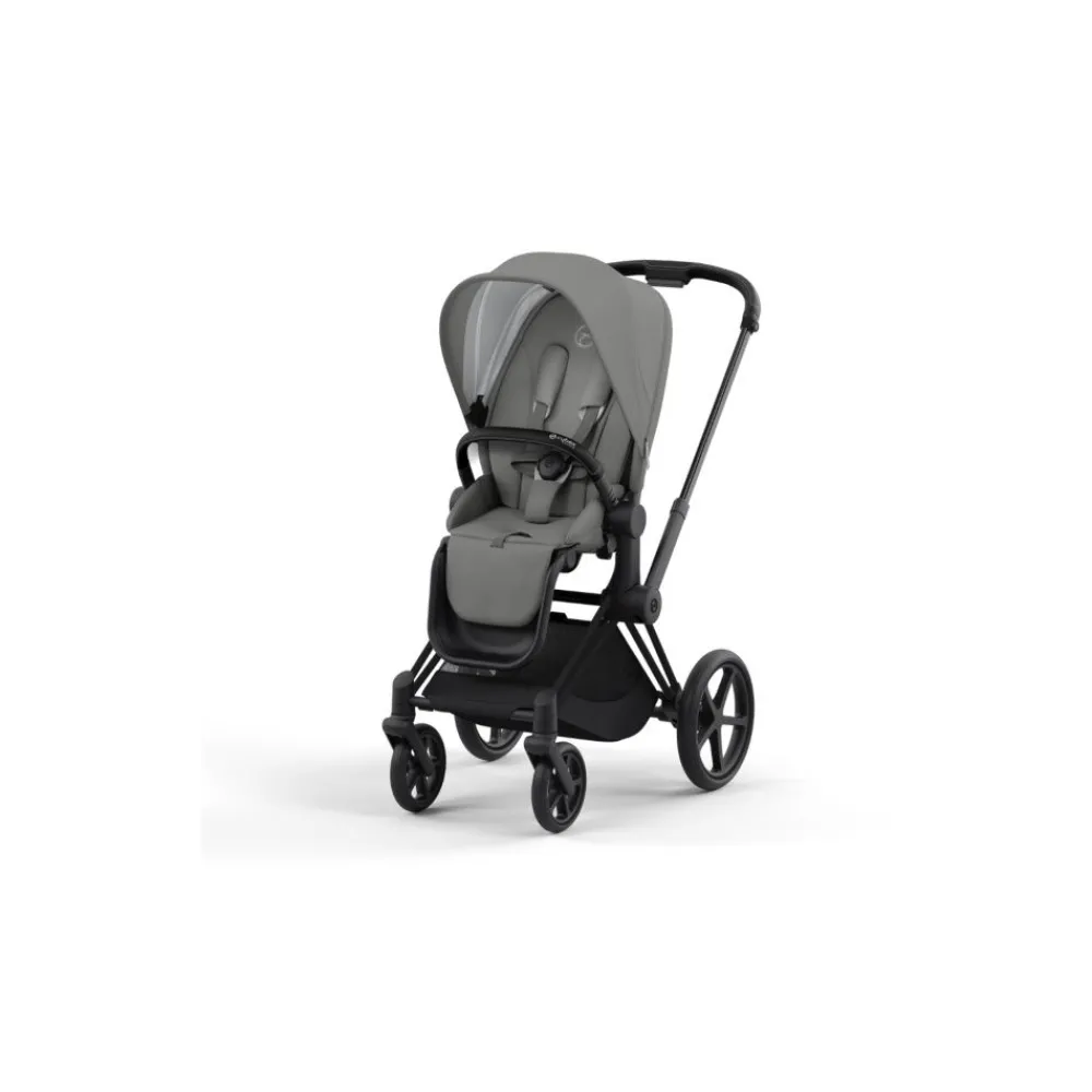 Cybex Komplett barnevogn, , Priam, Matt Black/Soho Grey Hot