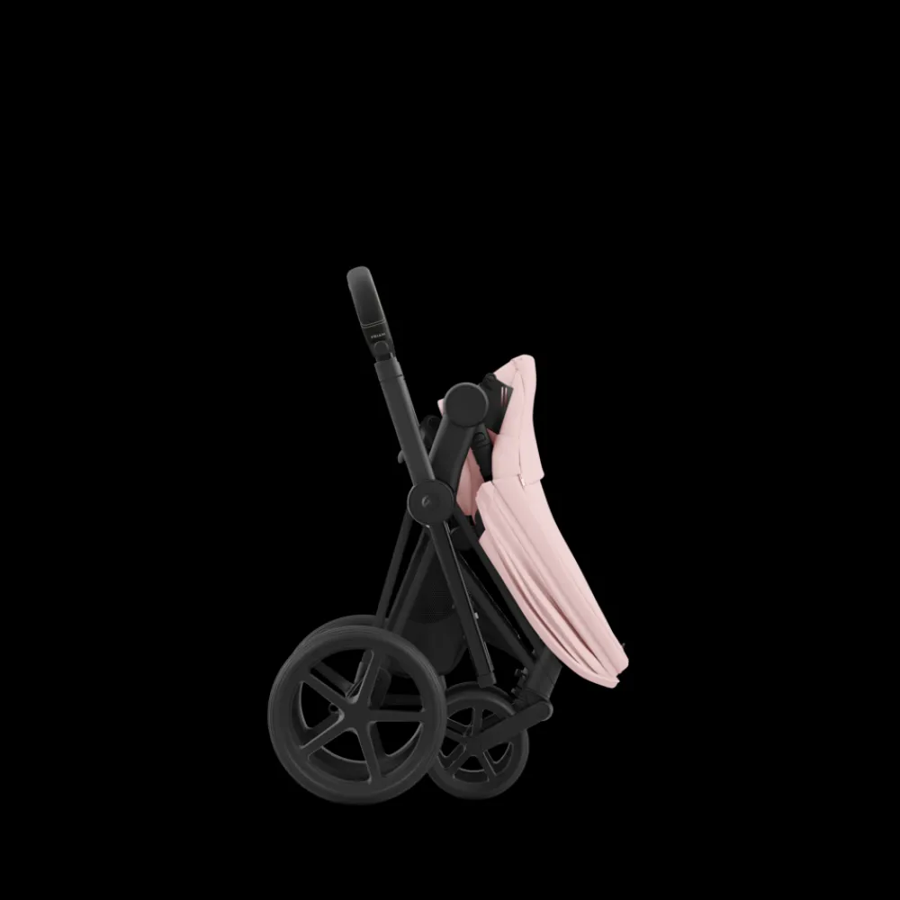 Cybex Komplett barnevogn, , Priam, Matt Black/Peach Pink New