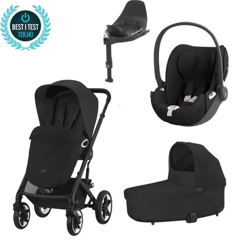 Cybex Komplett vogn, 4in1, , Talos S Lux, Moon Black + Cloud T og Base T Sale