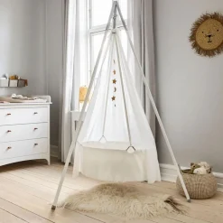 Leander Komplett vugge, , Hvit, Ink. Stativ og himmel Clearance