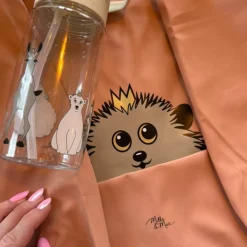 Milla & Max Langarmet Smekke, Milla&Max, Isbjørn Muted Clay Best