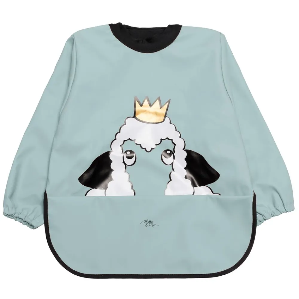 Milla & Max Langarmet Smekke, Milla&Max, Sauen, Blue Surf