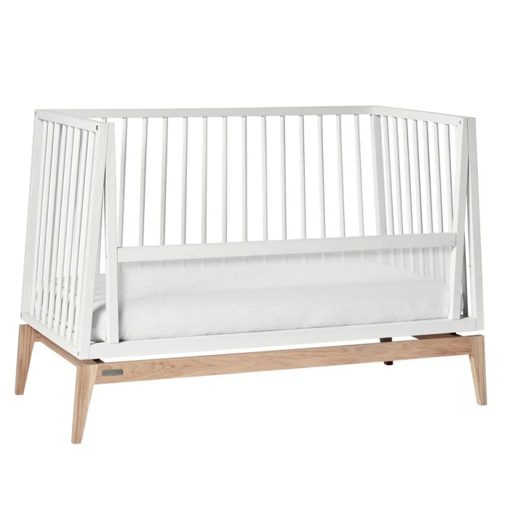 Leander , Luna Babyseng, 120x60 cm, Hvit/Eik Outlet