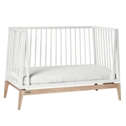 Leander , Luna Babyseng, 120x60 cm, Hvit/Eik Outlet