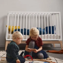 Leander , Luna Babyseng, 120x60 cm, Hvit/Eik Outlet