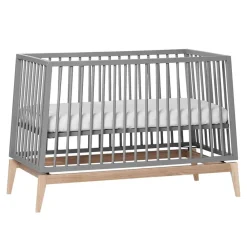 Leander , Luna Babyseng, 120x60 cm, Grå/Eik Sale