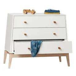 Leander , Luna Kommode, Hvit/Eik Sale