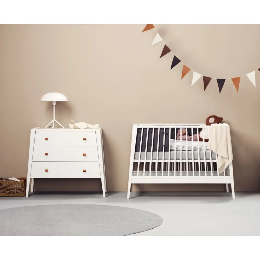 Leander , Luna Kommode, Hvit/Eik Sale