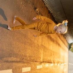 Joha Leggings, , Ull, Colourfull, Yellow Outlet