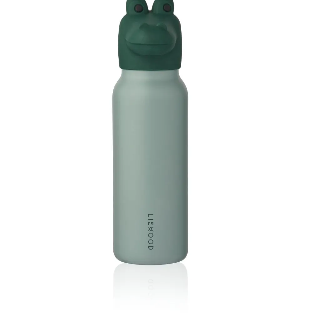 Liewood Drikkeflaske Falk, Krokodille Peppermint / Garden Green 350ml