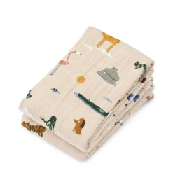 Liewood Gulpeklut Lewis 2pk, Around the world / Sandy Best