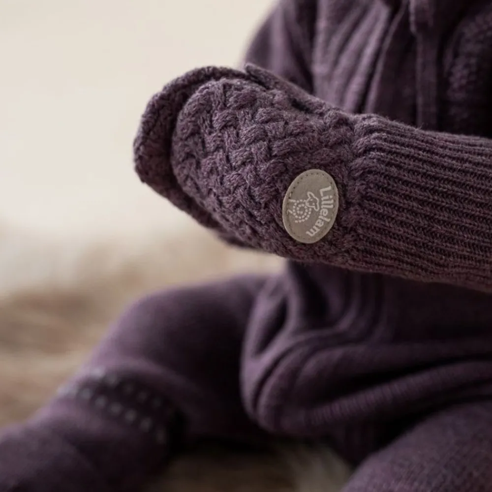 Lillelam Babytøfler, Classic, Plomme Clearance