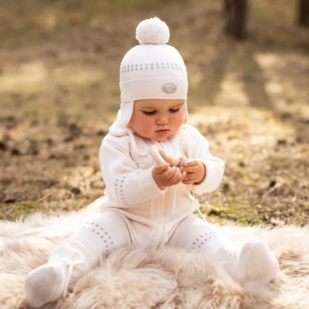 Lillelam Babytøfler, Classic, Kremhvit Online