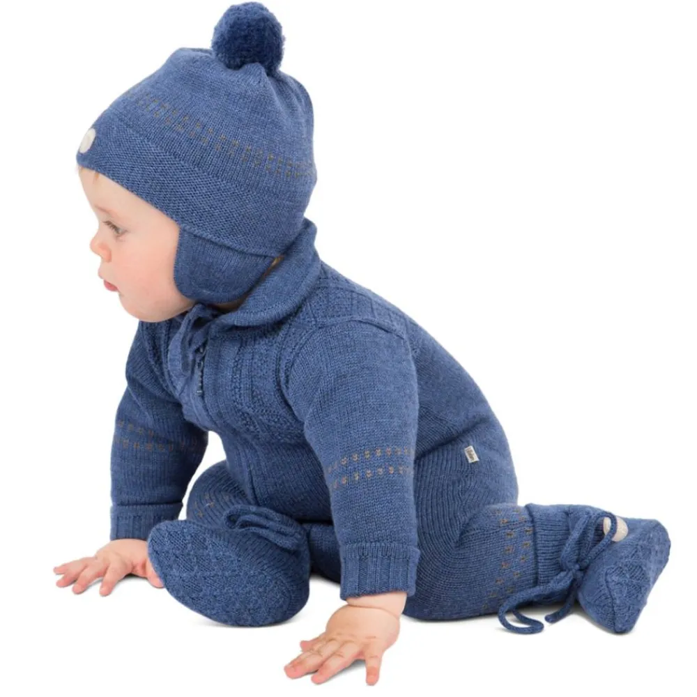 Lillelam Babytøfler, Classic, Blå