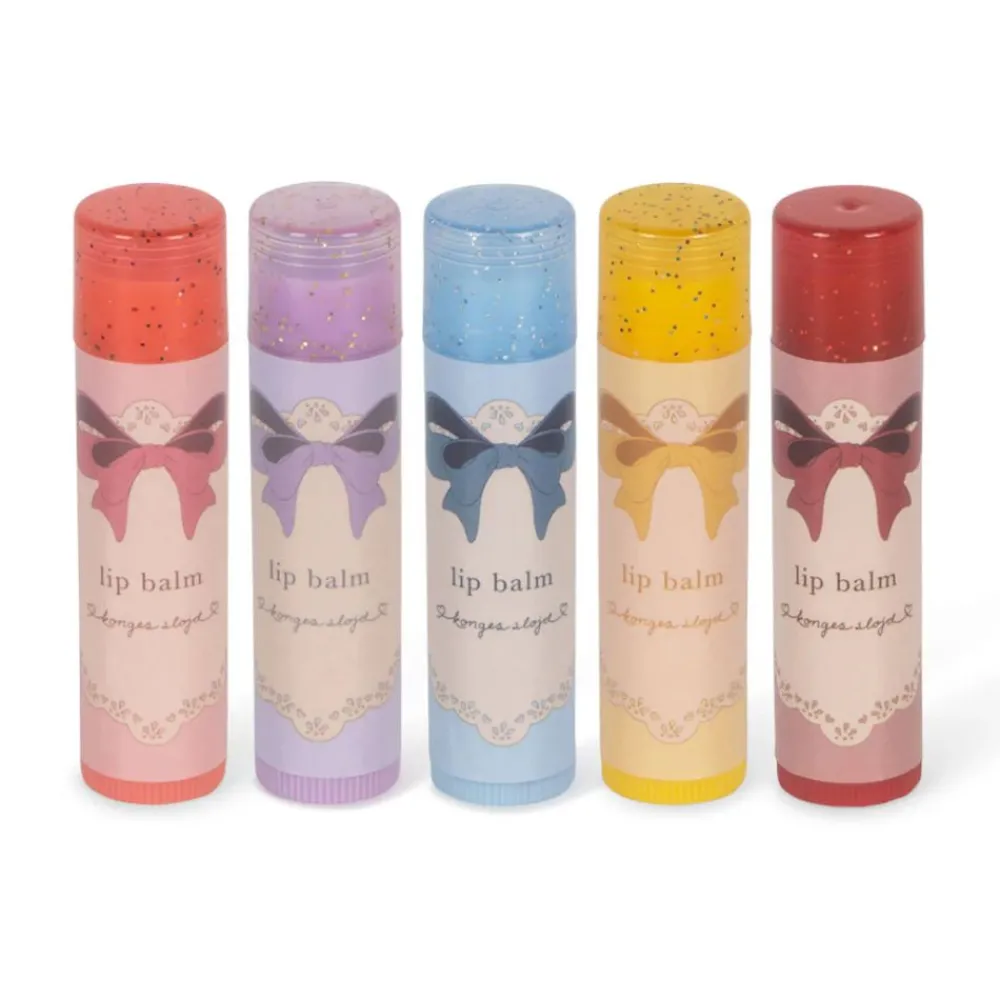 Konges Sløjd Lip Balm, , Glitter 5 pk Hot