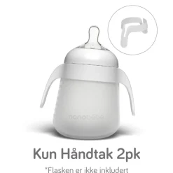 Løse Håndtak Til Flexy Silikontåteflaske, Nanobébé, Hvit, 2pk Gen 2 Discount