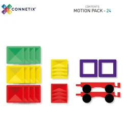 Magnetiske Leker, Connetix, Rainbow Motion Pack 24 Sale