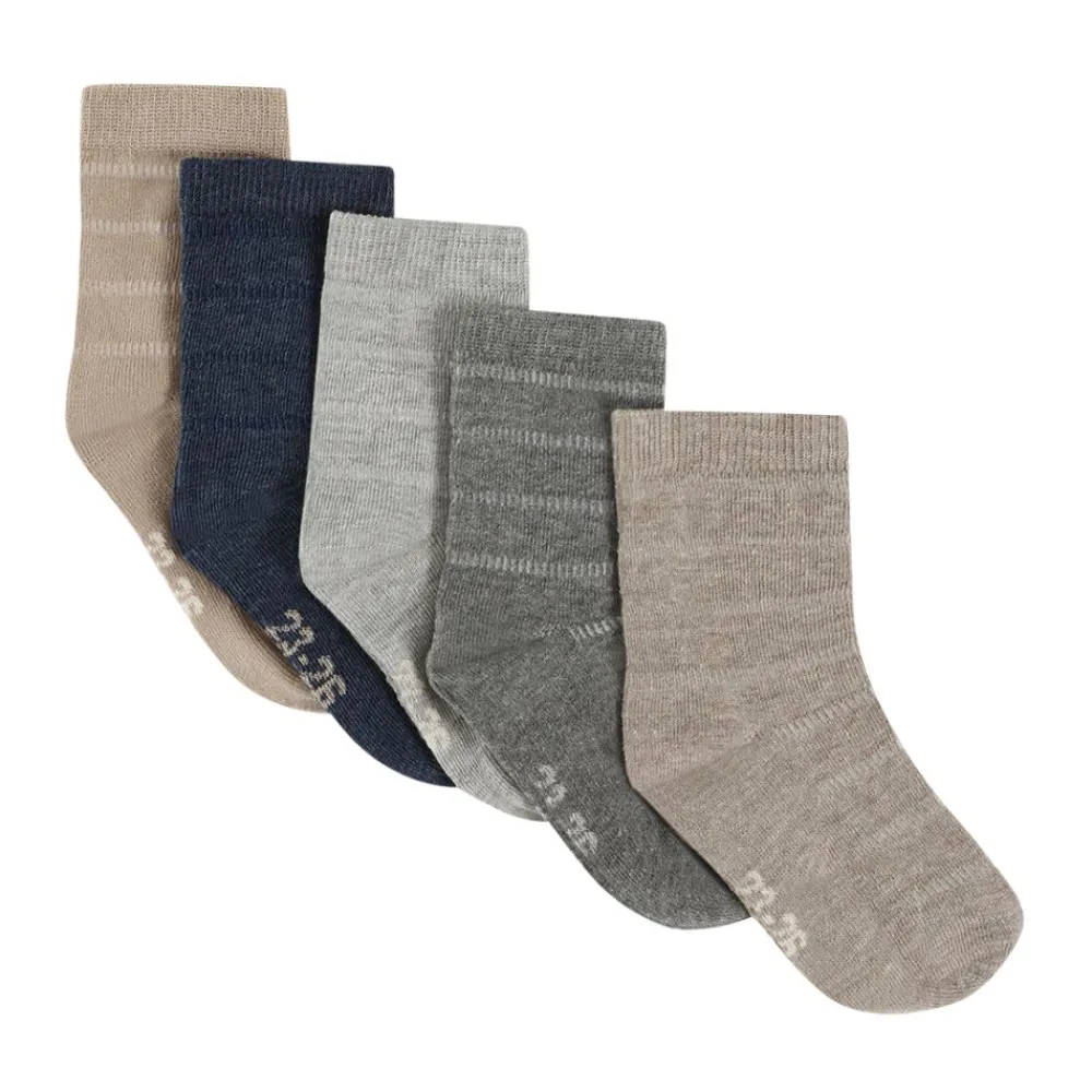 Minymo Sokker, Blå Mix 5pk Sale