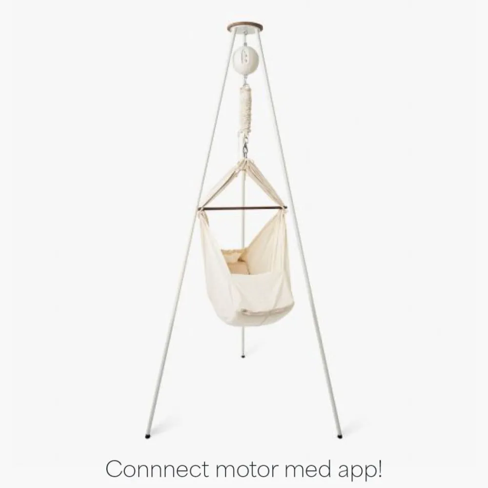 Moonboon hengevugge pakkepris, Natur, Motor Connect + Stativ Hvit Discount