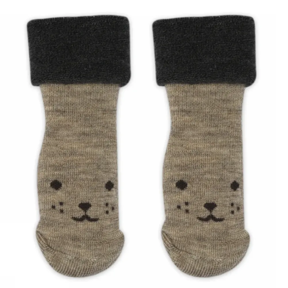 Mp Ullsokker, Arven Light Brown Melange Clearance