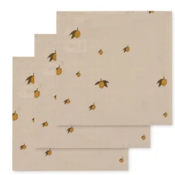Konges Sløjd Muslin, , 3pk, Lemon Best