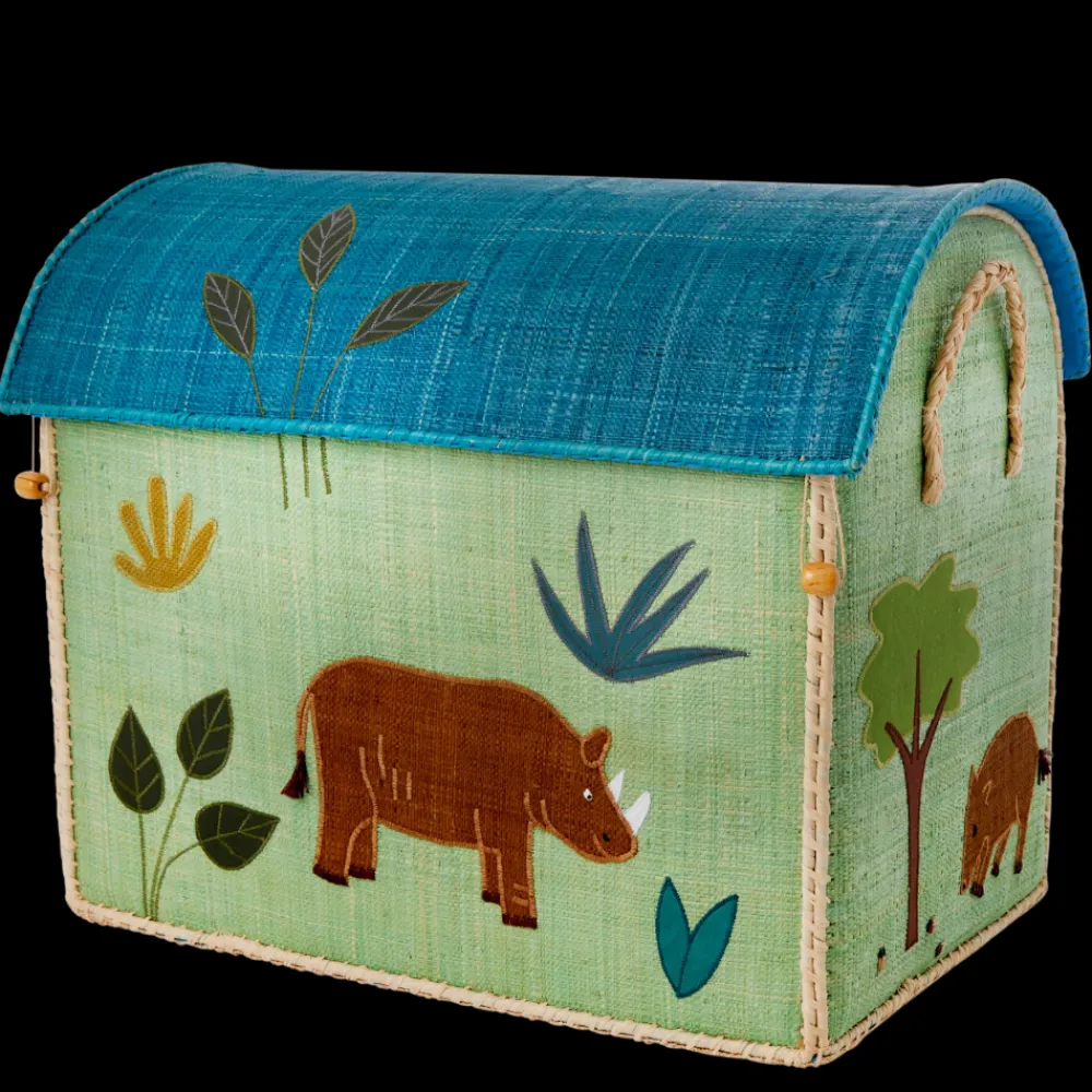 Rice Oppbevaringshus, Jungelmotiv (sett med 3), Online