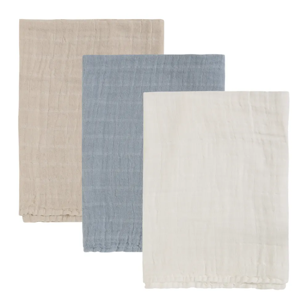 Pippi Gassklut, 3pk, Ashley Blue Discount