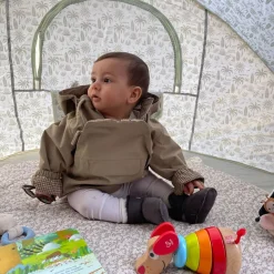 Pop-Up UV Telt, Sandy, XL, Palm Trees Pink, UV50+ Clearance