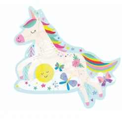 Puslespill, Floss & Rock, Rainbow Unicorn, 12 brikker Hot